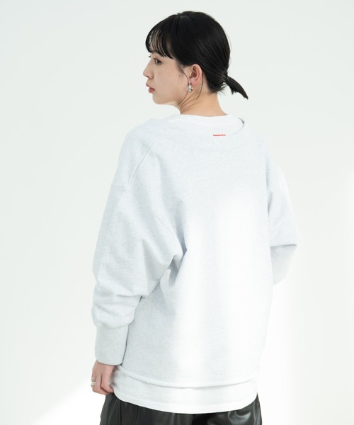 Aunt Marie's（アントマリーズ）の「深Vネックスウェットプルオーバー / AUNT MARIE 'S（スウェット・レディース・アイボリー/ブラック/ライトグレー・FREE）」の13枚目の写真