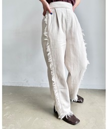 Solace（ソレイス）の「サイドフリンジワイドパンツ（その他パンツ）」