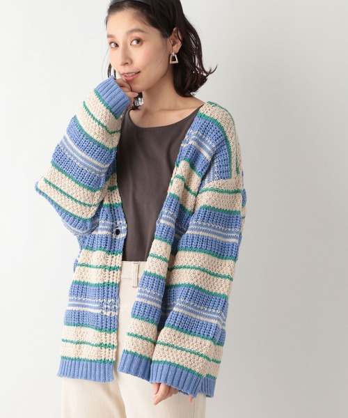 ボーダーカーデ☆ TOWN CRAFT/別注 ボーダー ニットカーディガン｜Daytona Park(FREAK'S