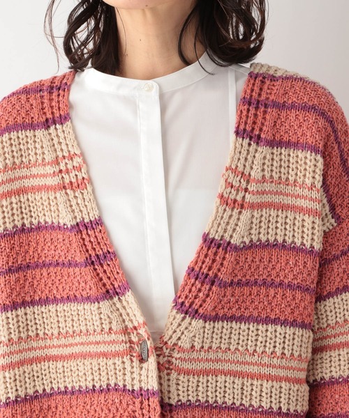 LEPSIM（レプシィム）の「☆店舗限定☆3Gマルチボーダーカーデ 935190