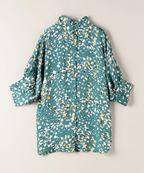 ASTRAET(アストラット)の「<ASTRAET(アストラット)>ストーンプリント ハイネック ギャザーブラウス(シャツ/ブラウス・レディース・ケリー・FREE)」の9枚目の写真