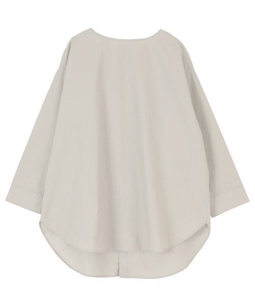 titivate(ティティベイト)の「バック釦ボートネックシャツ(シャツ/ブラウス・レディース・オフホワイト/ライトグレー/ブルー系その他・S/M)」の12枚目の写真