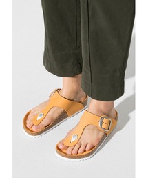 BIRKENSTOCK（ビルケンシュトック）の「ビルケンシュトック Gizeh/ギゼ　ビッグバックル　アプリコット(レギュラー)（サンダル）」