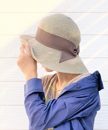 Q | 軽量リボンキャペリン(ハット)