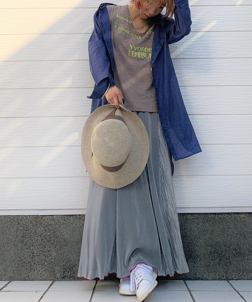 Q(キュー)の「軽量リボンキャペリン(ハット・レディース・ダークブラウン/キャメル・ONE SIZE)」の7枚目の写真