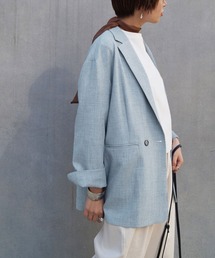 NICOLE white | ダブルジャケット(テーラードジャケット)