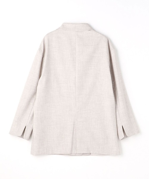 NICOLE white（ニコルホワイト）の「ダブルジャケット（テーラードジャケット・レディース・ベージュ/ネイビー/サックスブルー・FREE）」の12枚目の写真