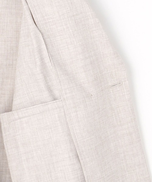 NICOLE white（ニコルホワイト）の「ダブルジャケット（テーラードジャケット・レディース・ベージュ/ネイビー/サックスブルー・FREE）」の22枚目の写真