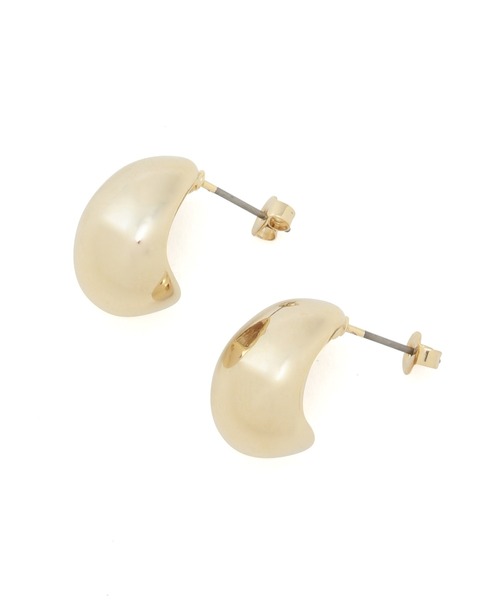 ADAM ET ROPE'(アダムエロペ)の「【LES BIJOUX】ドロップサーキュラーピアス(ピアス(両耳用)・レディース・ゴールド/シルバー・FREE)」の6枚目の写真