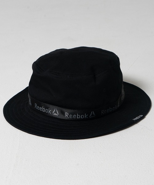 Reebok（リーボック）の「【Reebok/リーボック】ロゴテープ バケットハット/撥水加工（ハット・メンズ・ホワイト/ブラック・FREE）」の2枚目の写真