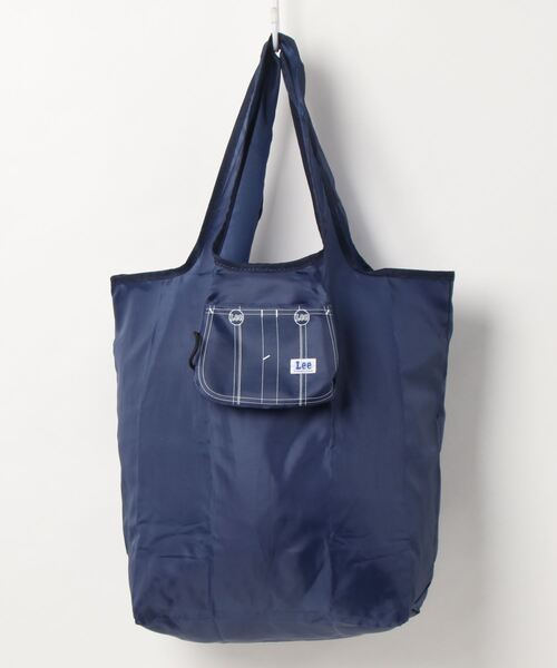 Lee（リー）の「【LEE/リー】ワンポイントブランドロゴパッカブル（収納可）エコトートバッグ（エコバッグ/サブバッグ・レディース・ワイン/ブラック/ホワイト/ベージュ/ネイビー/ブラウン/グレー/カーキ・FREE）」の7枚目の写真