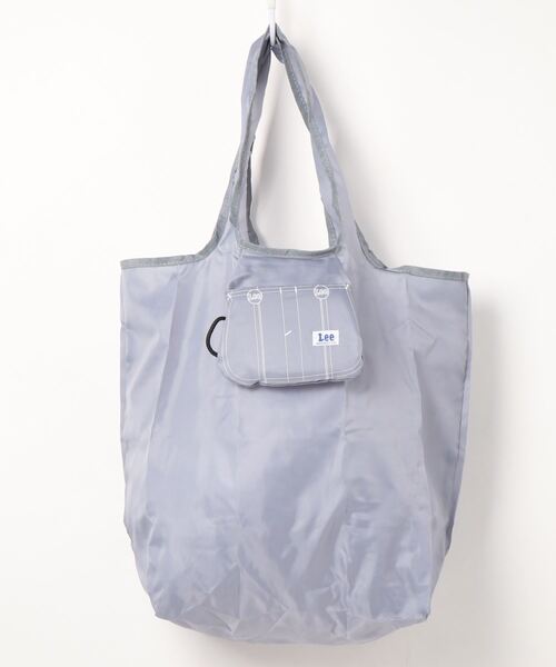 Lee（リー）の「【LEE/リー】ワンポイントブランドロゴパッカブル（収納可）エコトートバッグ（エコバッグ/サブバッグ・レディース・ワイン/ブラック/ホワイト/ベージュ/ネイビー/ブラウン/グレー/カーキ・FREE）」の3枚目の写真