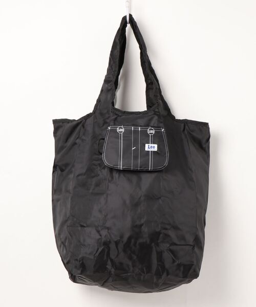 Lee（リー）の「【LEE/リー】ワンポイントブランドロゴパッカブル（収納可）エコトートバッグ（エコバッグ/サブバッグ・レディース・ワイン/ブラック/ホワイト/ベージュ/ネイビー/ブラウン/グレー/カーキ・FREE）」の2枚目の写真