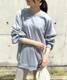 Meli rich（メリーリッチ）の「ゆるっとラフに。オーバーロックデザインスウェット（スウェット）」