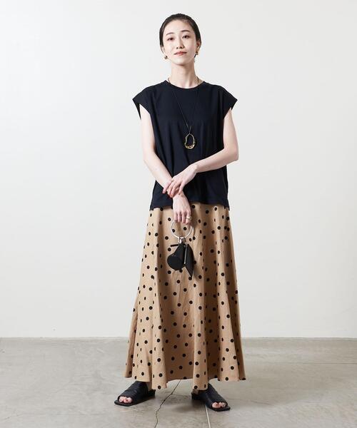 UNITED ARROWS（ユナイテッドアローズ）の「UWSC SMOOTH フレンチスリーブ カットソー◆（Tシャツ/カットソー・レディース・ホワイト/ブラック/パープル・FREE）」の3枚目の写真