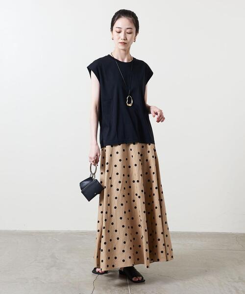 UNITED ARROWS（ユナイテッドアローズ）の「UWSC SMOOTH フレンチスリーブ カットソー◆（Tシャツ/カットソー・レディース・ホワイト/ブラック/パープル・FREE）」の16枚目の写真