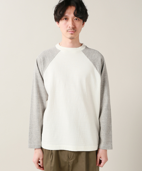 SPALDING(スポルディング)の「【SPALDING×JS/スポルディング】ラグランベースボールTシャツ(Tシャツ/カットソー・メンズ・グレー・LARGE/MEDIUM)」の3枚目の写真