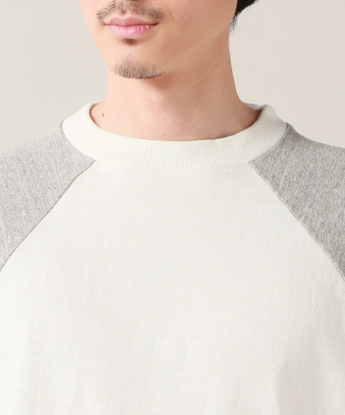 SPALDING(スポルディング)の「【SPALDING×JS/スポルディング】ラグランベースボールTシャツ(Tシャツ/カットソー・メンズ・グレー・LARGE/MEDIUM)」の6枚目の写真