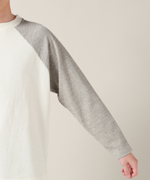 SPALDING(スポルディング)の「【SPALDING×JS/スポルディング】ラグランベースボールTシャツ(Tシャツ/カットソー・メンズ・グレー・LARGE/MEDIUM)」の8枚目の写真