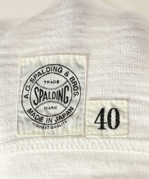 SPALDING(スポルディング)の「【SPALDING×JS/スポルディング】ラグランベースボールTシャツ(Tシャツ/カットソー・メンズ・グレー・LARGE/MEDIUM)」の12枚目の写真