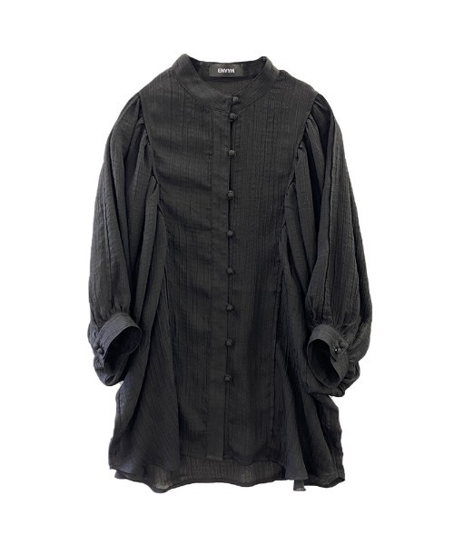 ENVYM（アンビー）の「ボリュームスリーブギャザーＢｌｏｕｓｅ（シャツ/ブラウス・レディース・ベージュ/ブラック/ホワイト・FREE）」の5枚目の写真