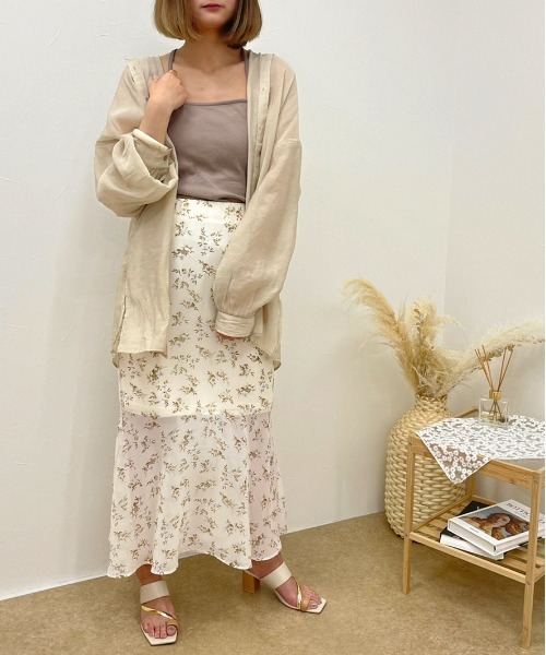 apres jour clair（アプレジュールクレア）の「【apres jour clair】カップ付きバッククロスキャミ【ZOZOTOWN限定アイテム】（キャミソール・レディース・ホワイト系その他/モカ/ライトベージュ/ブラウン系その他/オフホワイト/ベージュ系その他・X-LARGE/フリー）」の21枚目の写真