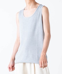 WEGO/ワッフルラウンドタンクトップ