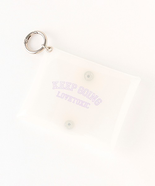 LOVETOXIC（ラブトキシック）の「カラフルクリアミニポーチ（ポーチ・キッズ・イエロー/ライトグリーン/ピンク/ラベンダー/サックスブルー・FREE）」の4枚目の写真