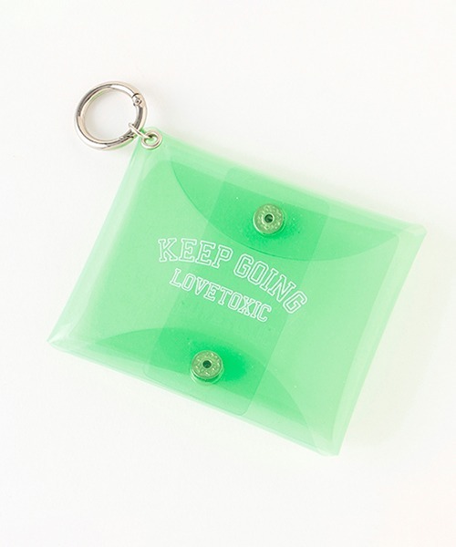 LOVETOXIC（ラブトキシック）の「カラフルクリアミニポーチ（ポーチ・キッズ・イエロー/ライトグリーン/ピンク/ラベンダー/サックスブルー・FREE）」の2枚目の写真