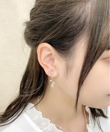 【apres jour×ARIAZ】ゆらゆらローズイヤリング