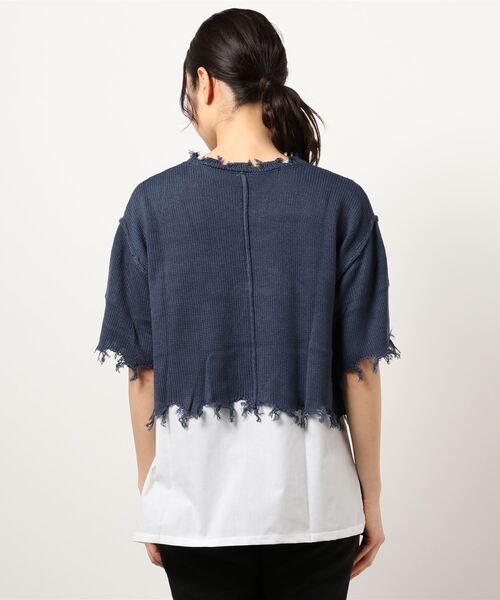 179/WG（イチナナキュウダブルジー）の「ダメージニットセット（アンサンブル・レディース・ブルー/パープル/ライトグレー・FREE）」の22枚目の写真