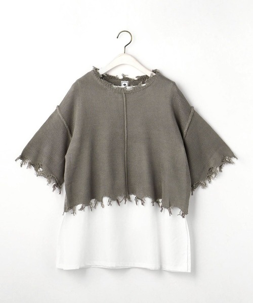 179/WG（イチナナキュウダブルジー）の「ダメージニットセット（アンサンブル・レディース・ブルー/パープル/ライトグレー・FREE）」の7枚目の写真