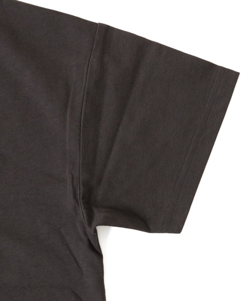 GLAZOS（グラソス）の「天竺・接触冷感ドロップショルダーアソートカレッジロゴ半袖Tシャツ（Tシャツ/カットソー・キッズ・ホワイト/パープル/チャコールグレー/グレー/マスタード/ブルー・130cm/140cm/150cm/160cm/170cm）」の17枚目の写真