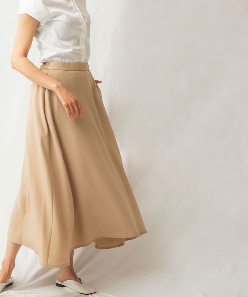 NARACAMICIE（ナラカミーチェ）の「Aラインスカート（スカート・レディース・ブラック/ベージュ・MEDIUM/X-LARGE）」の4枚目の写真