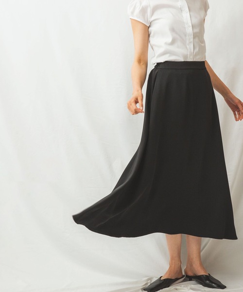 NARACAMICIE（ナラカミーチェ）の「Aラインスカート（スカート・レディース・ブラック/ベージュ・MEDIUM/X-LARGE）」の8枚目の写真