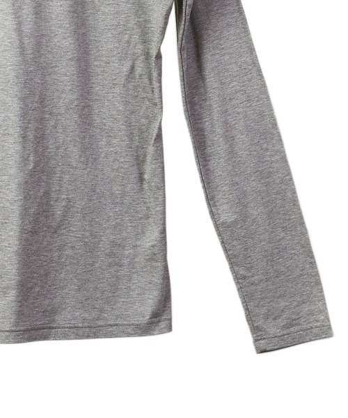 NO ID.(ノーアイディ)の「【NO ID.】Giza Lyocell Pintuck Long Sleeve T-shirt / ギザ リヨセル ピンタック ロング スリーブ Tシャツ(Tシャツ/カットソー・メンズ・オレンジ/ホワイト/グレー/ブラック・2/1)」の9枚目の写真