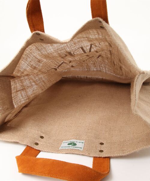 MAISON BENGAL（マイソンベンガル）の「MAISON BENGAL ジュートプリントトート◆（トートバッグ・レディース・ネイビー/レッド・FREE）」の19枚目の写真