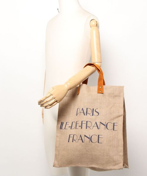 MAISON BENGAL（マイソンベンガル）の「MAISON BENGAL ジュートプリントトート◆（トートバッグ・レディース・ネイビー/レッド・FREE）」の20枚目の写真