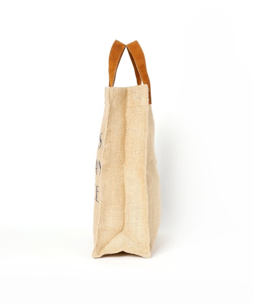 MAISON BENGAL（マイソンベンガル）の「MAISON BENGAL ジュートプリントトート◆（トートバッグ・レディース・ネイビー/レッド・FREE）」の3枚目の写真