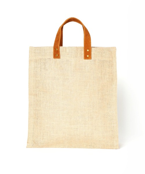 MAISON BENGAL（マイソンベンガル）の「MAISON BENGAL ジュートプリントトート◆（トートバッグ・レディース・ネイビー/レッド・FREE）」の11枚目の写真