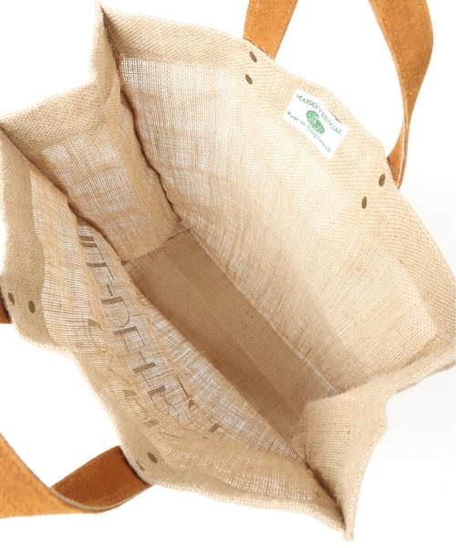 MAISON BENGAL（マイソンベンガル）の「MAISON BENGAL ジュートプリントトート◆（トートバッグ・レディース・ネイビー/レッド・FREE）」の15枚目の写真