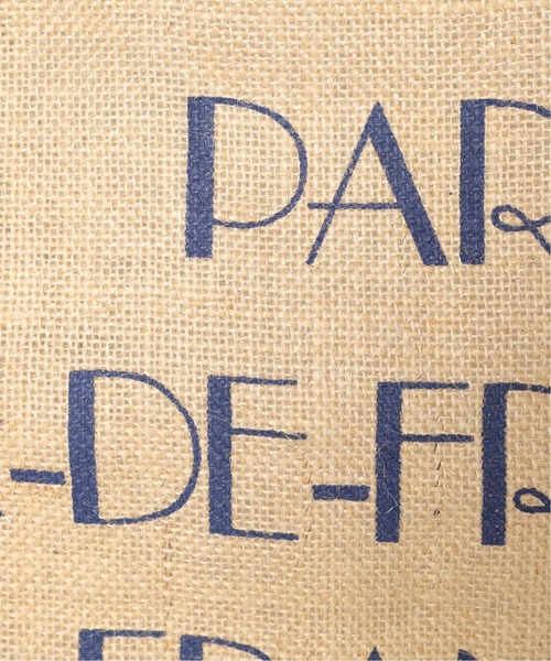 MAISON BENGAL（マイソンベンガル）の「MAISON BENGAL ジュートプリントトート◆（トートバッグ・レディース・ネイビー/レッド・FREE）」の7枚目の写真