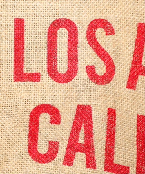 MAISON BENGAL（マイソンベンガル）の「MAISON BENGAL ジュートプリントトート◆（トートバッグ・レディース・ネイビー/レッド・FREE）」の6枚目の写真