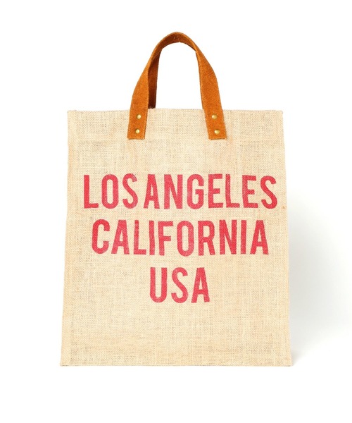 MAISON BENGAL（マイソンベンガル）の「MAISON BENGAL ジュートプリントトート◆（トートバッグ・レディース・ネイビー/レッド・FREE）」の12枚目の写真