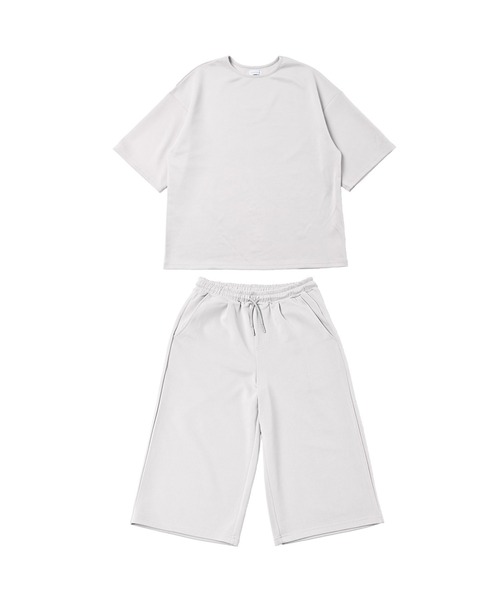 Letter ファッションレター のファッション Fashion Fashion ルームウェア ダンボールニット半袖トップス ハーフパンツ上下セットアップルームウェア ルームウェア パジャマ