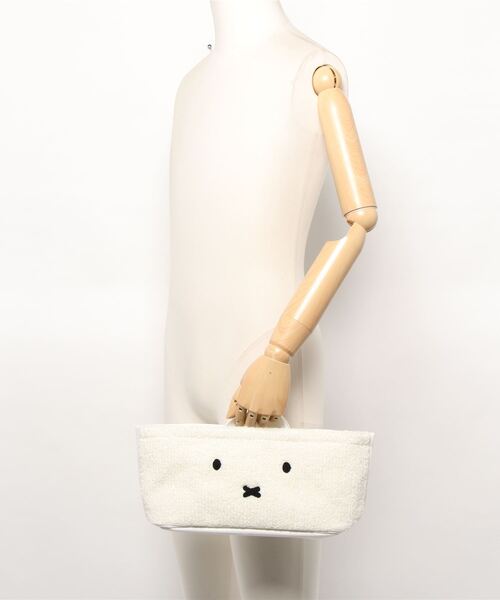 ROPE' PICNIC（ロペピクニック）の「【WEB限定】【miffy】フェイスハングバッグ（ベビーカー/ベビーカー用品・レディース・ホワイト/ブラック・FREE）」の6枚目の写真