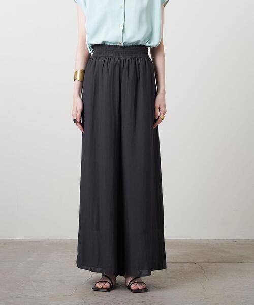 UNITED ARROWS（ユナイテッドアローズ）の「UBC P ギャザー イージーパンツ◆（その他パンツ・レディース・ダークグレー・38/36）」の4枚目の写真