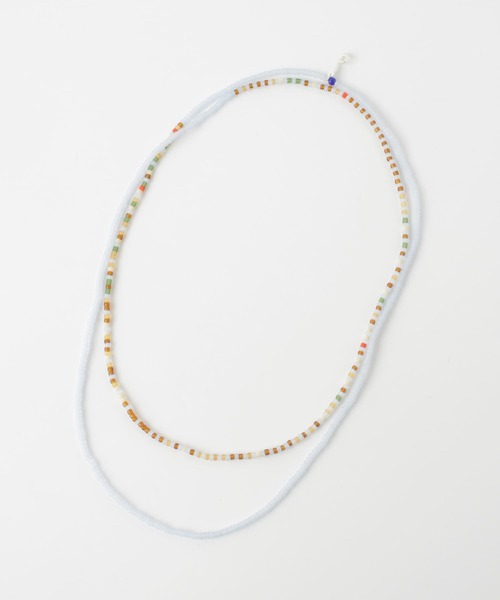 URBAN RESEARCH DOORS(アーバンリサーチドアーズ)の「PERAPERAK 2wayビーズネックレス(ネックレス・レディース・ライトベージュ/ブルー系その他/ベージュ系その他/パープル・FREE)」の13枚目の写真