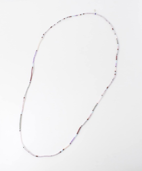URBAN RESEARCH DOORS(アーバンリサーチドアーズ)の「PERAPERAK 2wayビーズネックレス(ネックレス・レディース・ライトベージュ/ブルー系その他/ベージュ系その他/パープル・FREE)」の11枚目の写真