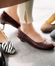 GeeRA | ふかふかラウンドローヒールパンプス(パンプス)